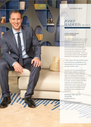 Dr. Hadeed featured in the annual Angeleno Modern Man issue November 2015