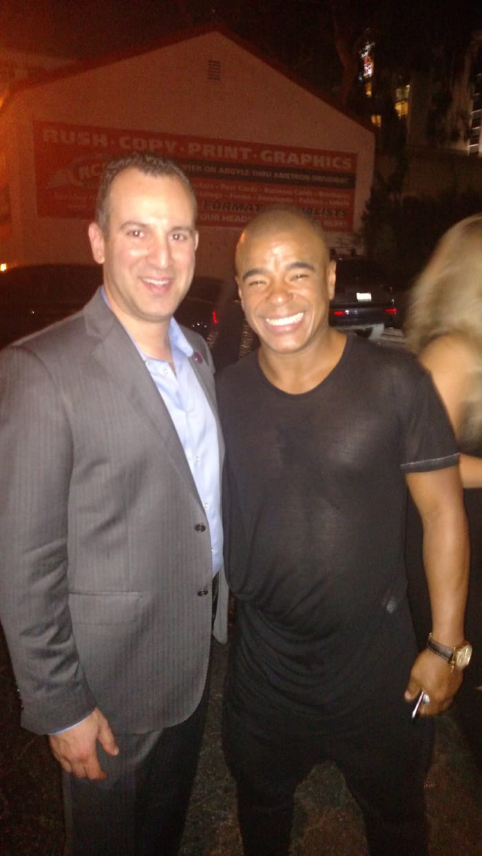 Dr. Hadeed with DJ and music producer Erick Morillo