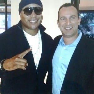 Dr. Hadeed with Grammy award winner and actor LL Cool J