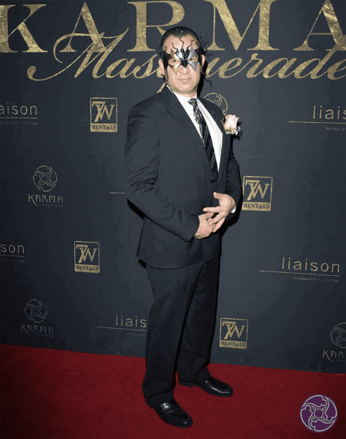 Dr. Hadeed at the annual Karma Masquerade event, Hollywood, CA, May 20, 2017
