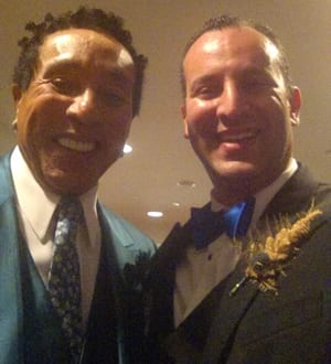 Dr. Hadeed with Grammy award winner and Rock and Roll Hall of Fame singer Smokey Robinson