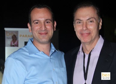 Dr. Hadeed with actor Al Sapienza