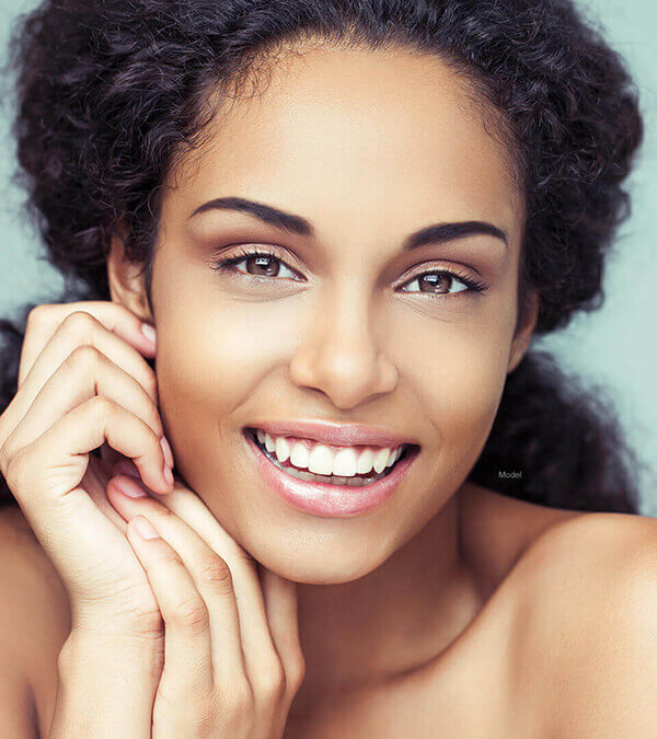 Beautiful woman smiling