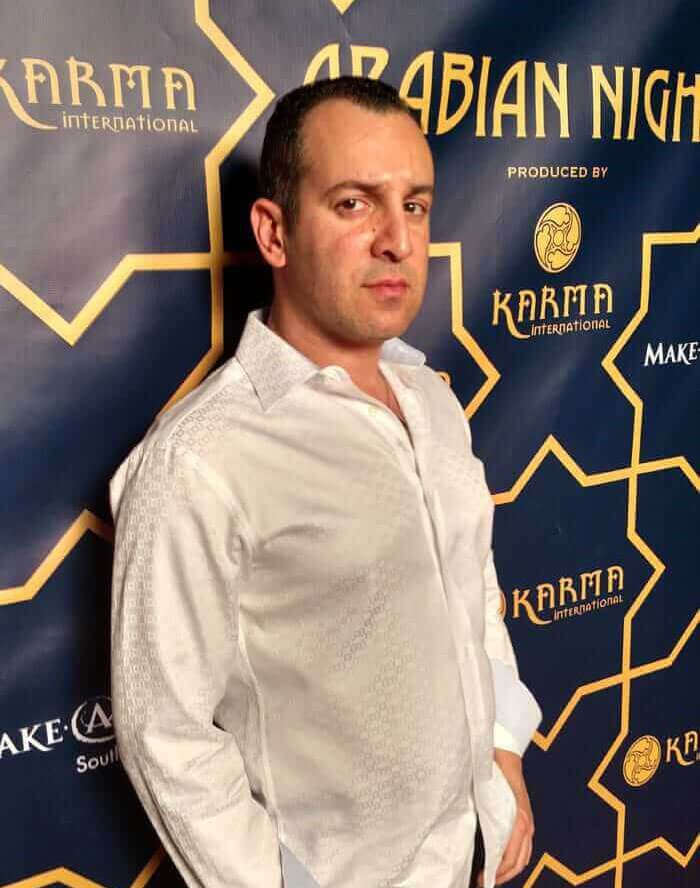 Dr. Hadeed at the Karma Arabian Nights event benefiting the Make-a-Wish Foundation