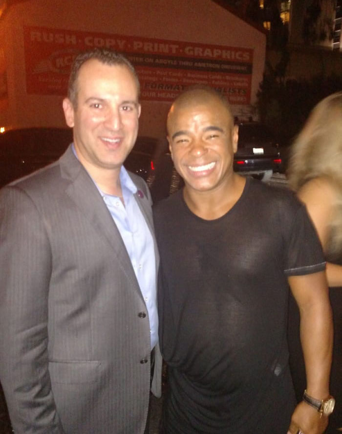 Dr. Hadeed with DJ and music producer Erick Morillo