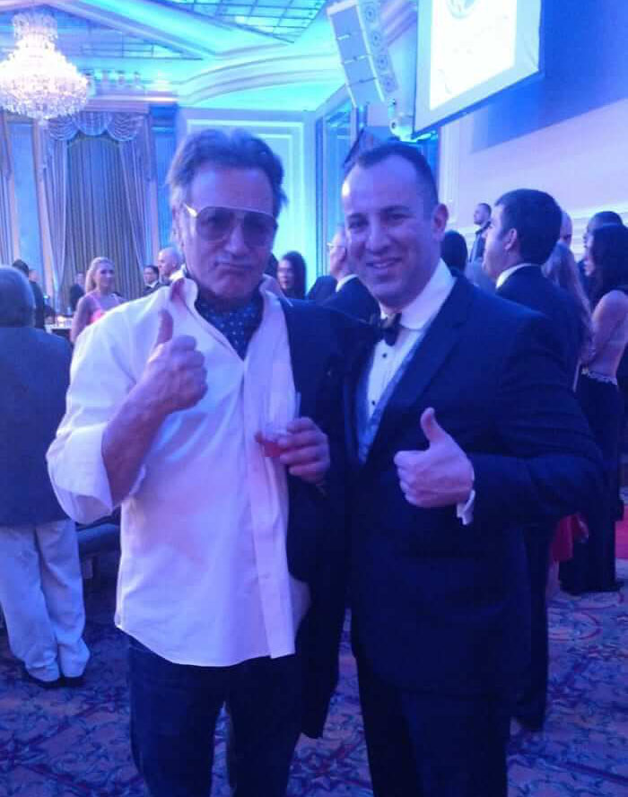 Dr. Hadeed with actor, singer, and musician Frank Stallone