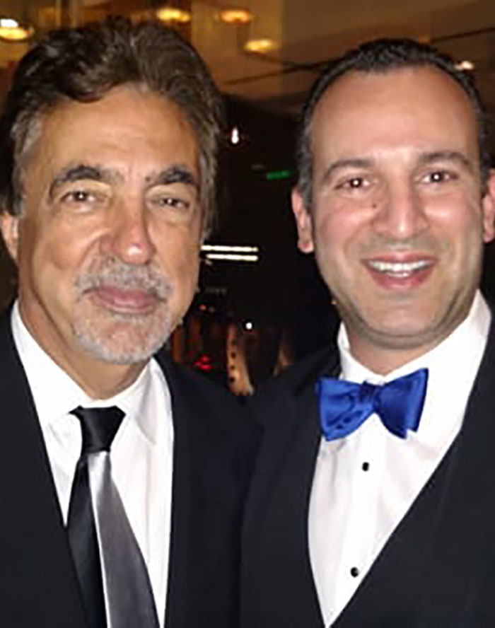 Dr. Hadeed with Tony award winning actor Joe Mantegna